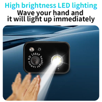 D7 Hands Free 2MP HD Head Camera Wave Activated LED Light First Person POV Recorder for Outdoor Sports Night Adventures