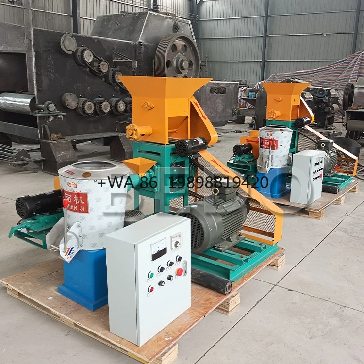 Food Making Machine Pet Feed Extruder for Pet Food 200 Kg/h Floating Fish Feed Pellet Dog