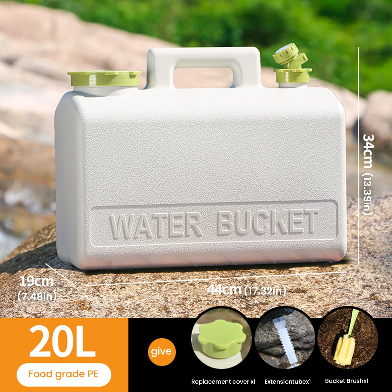 

Ведро для питьевой воды на 20 л с краном, диспенсер для воды, резервуар для хранения воды большой емкости для автомобиля, кемпинга