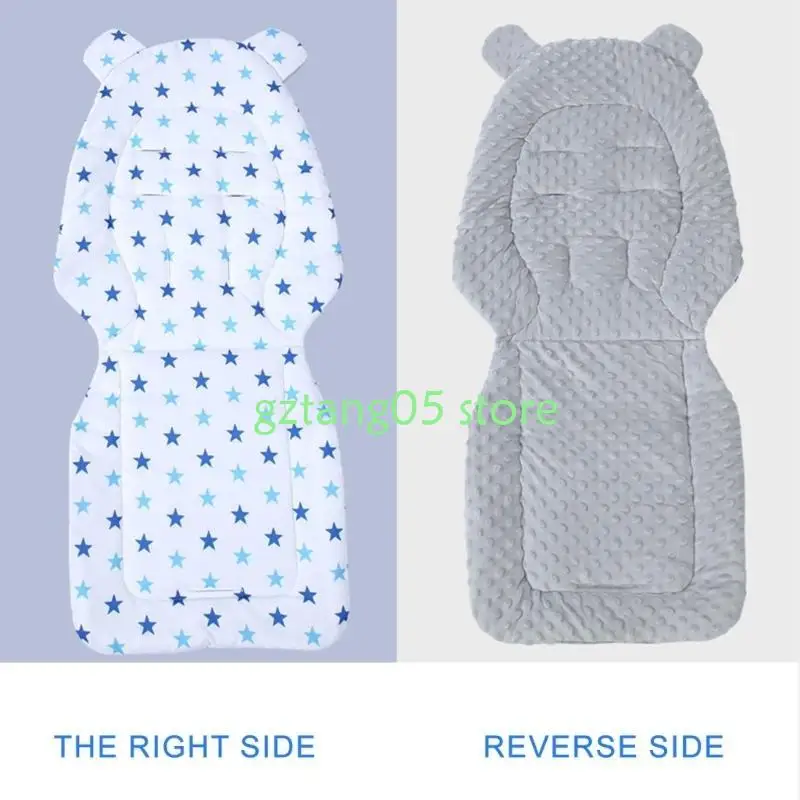 

57EE Comfortable Baby Strollers Cushion Pad Nonslip Designing, Breathable Pram Cart Liner for Infants Carriage Pushchairs