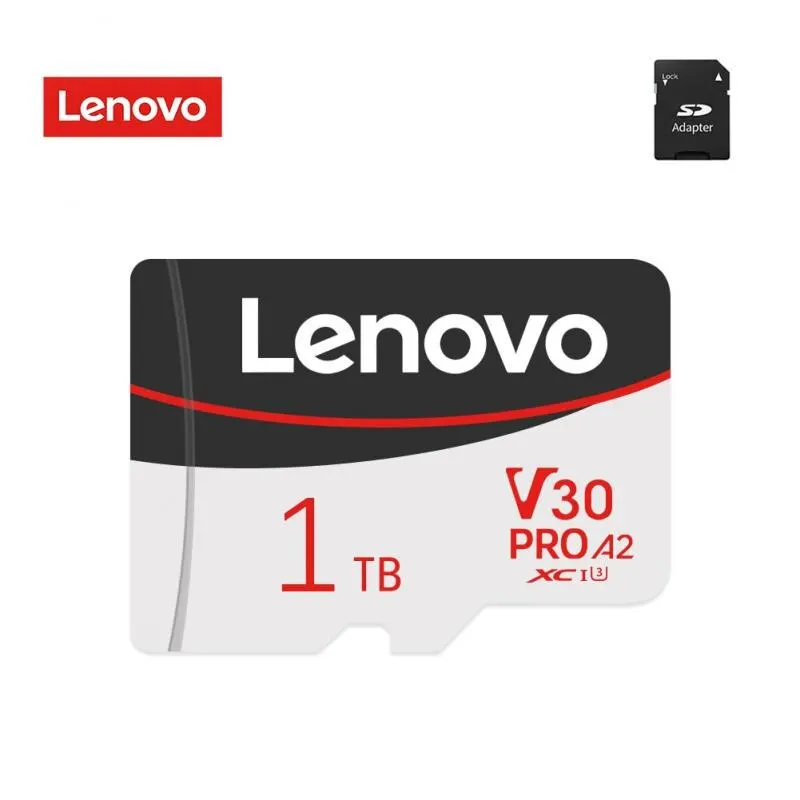 Lenovo 2TB 1TB Memory Card 64GB 128GB 256GB 512GB High Speed Flash TF SD Card 256 128 64GB Small TF SD Flash MemoryCard