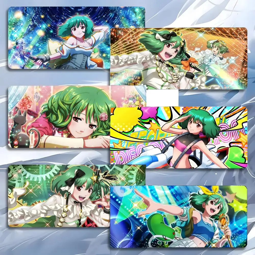 Anime Character Macross Frontier Ranka Lee Mouse Pad Mousepad Large Gaming LockEdge Thickened PC Table Desk Mat