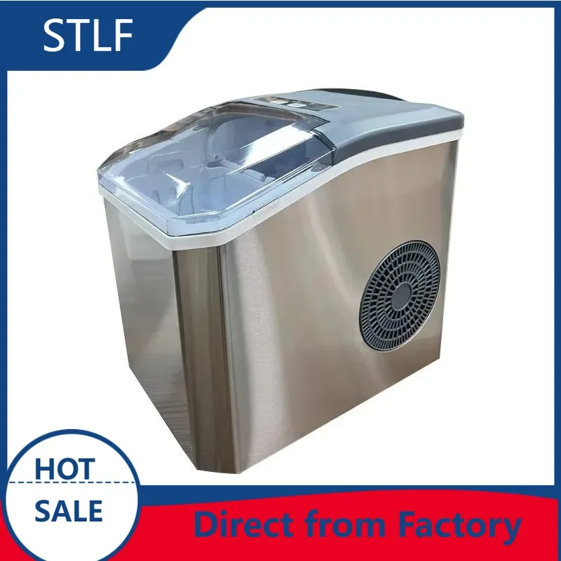 STLF Small ice machine model YH-16 dormitory mini automatic multi-function 15kg square ice custom logo promotional