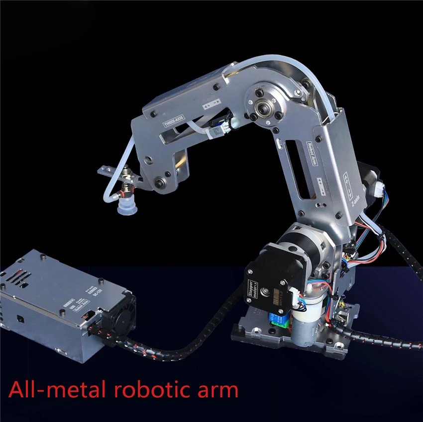 All Metal Robotic Arm With High-precision Bearings Supporting Bluetooth Control Bracket Slide Table Not Assembled Kit