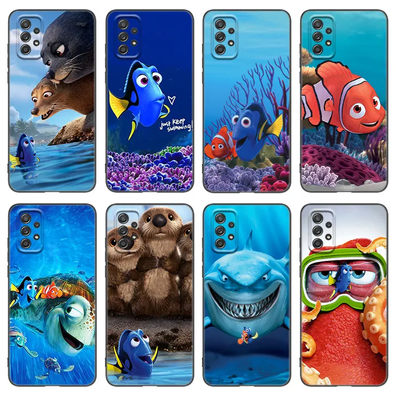 Finding Nemo Dory Phone Case For Samsung A13 A22 A24 A32 A14 A23 A25 A34 A52S A53 A54 A73 5G A11 A12 A15 A31 A33 A50 A51 A70 A72