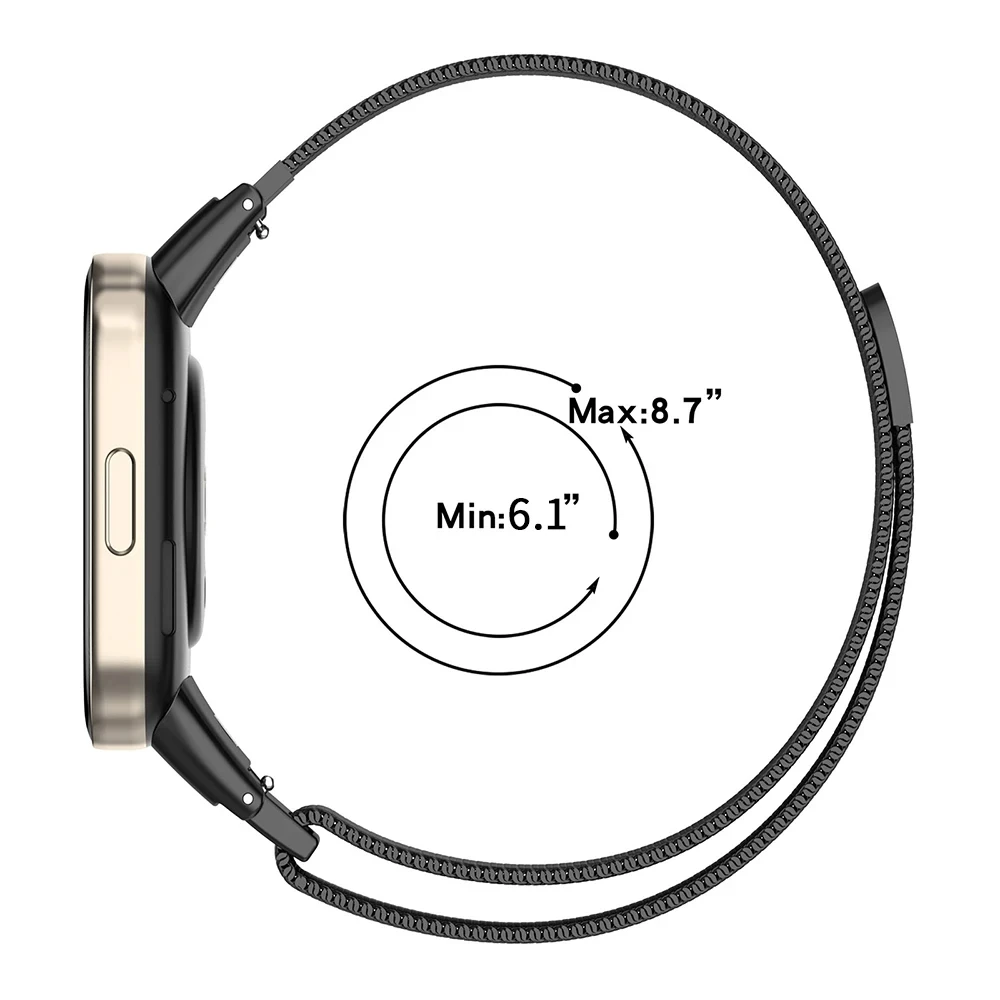 Cinturino Milano in metallo di alta qualità per Xiaomi Redmi Watch 3 braccialetto di ricambio per cinturino intelligente con cinturino in metallo