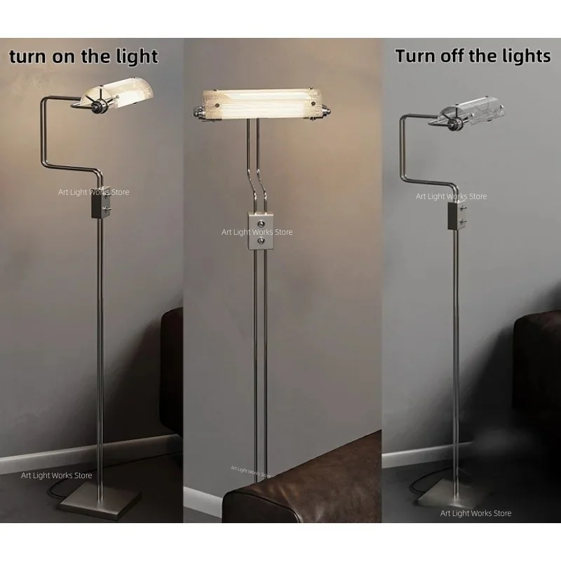

Original Light Trace Matrix Floor Lamp Retro Minimalist Industrial Style Designer Stainless Steel Floor Lamp