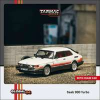 PreSale TW 1:64 Saab 900 Turbo White Diecast Car Model Collection Toys Tarmac Works