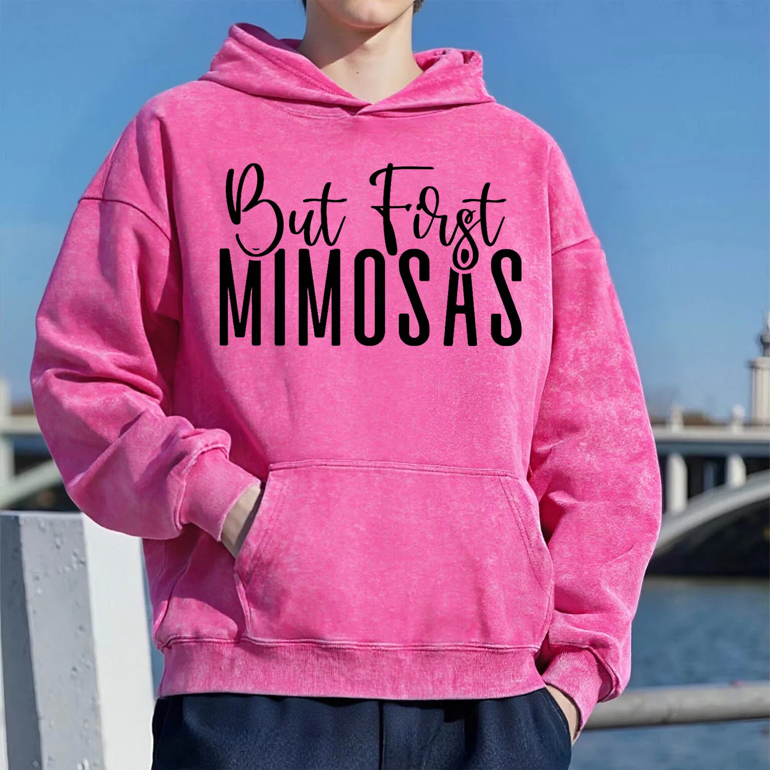 

Толстовка с капюшоном Mimosa Pudica в стиле ретро, унисекс, повседневная, спортивная, стильная, из чистого хлопка, модная уличная, 400 г