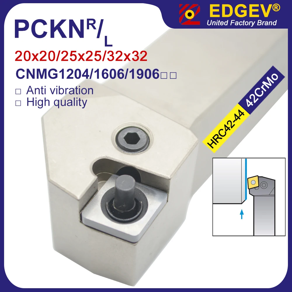 PCKNR2020K12 PCKNR2525M12 PCKNR3232P19 PCKNL PCKNR 2020 2525 2525M12 utensile da tornio CNMG160608 CNMG190612 CNMG portautensili tornio