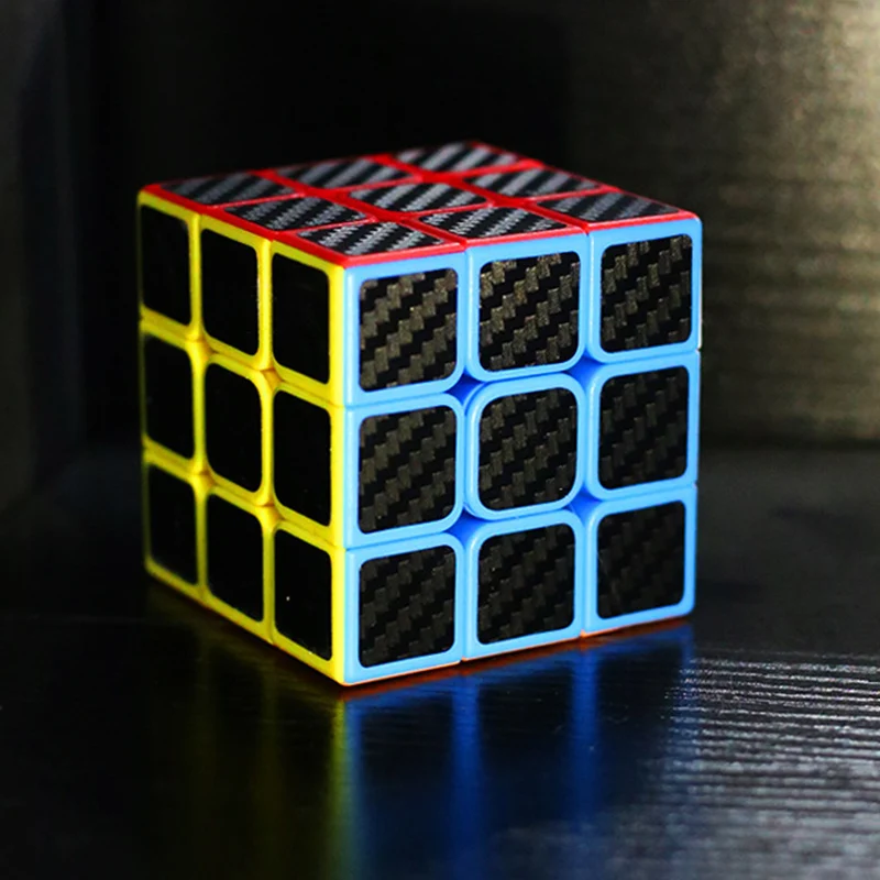 3x3x3 Und 2*2 Carbon Faser Aufkleber Magie Cube Puzzle 3x3 Geschwindigkeit Cubo magico Platz Puzzle Geschenke Pädagogisches Spielzeug für Kinder