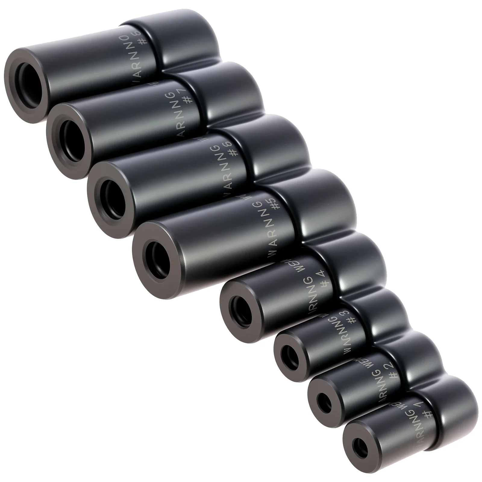 

8Pcs Tap Socket Set 1/4Inch and 3/8Inch Drive Tap Holder Socket Kit with Socket Holder for Tight Space Fractional MCTI Standard