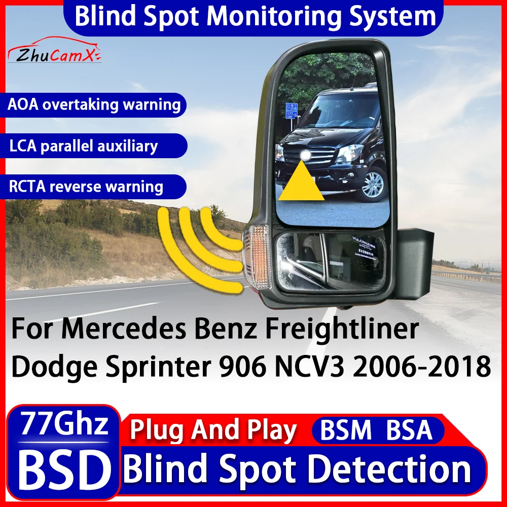 Blind Spot Detection Monitoring Warning System Lane Assistance For Mercedes Benz Freightliner Dodge Sprinter 906 NCV3 2006-2018
