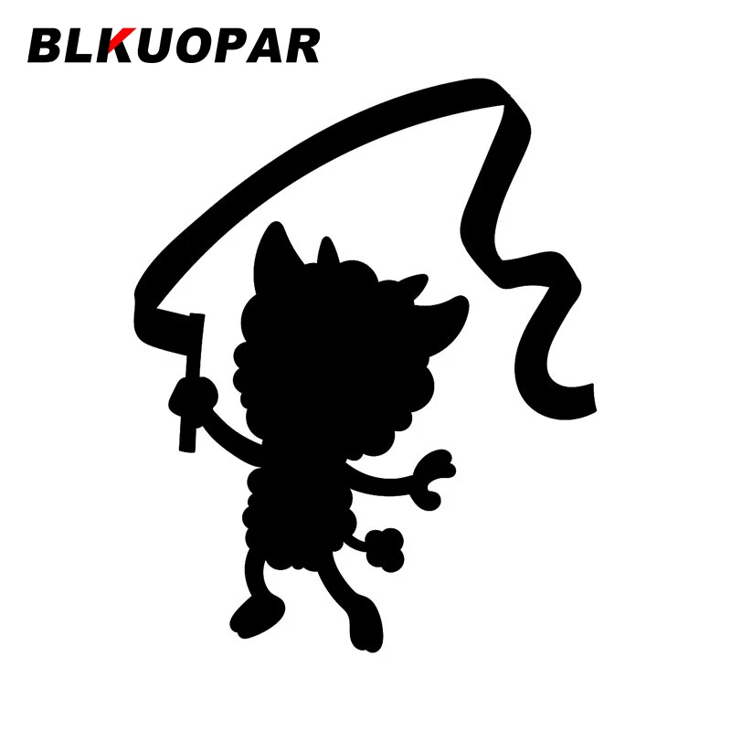 

BLKUOPAR For Sheep Dancing Ballet Car Stickers Die Cut Vinyl Sunscreen Decals Scratch-Proof Car Accessories Original Graphics