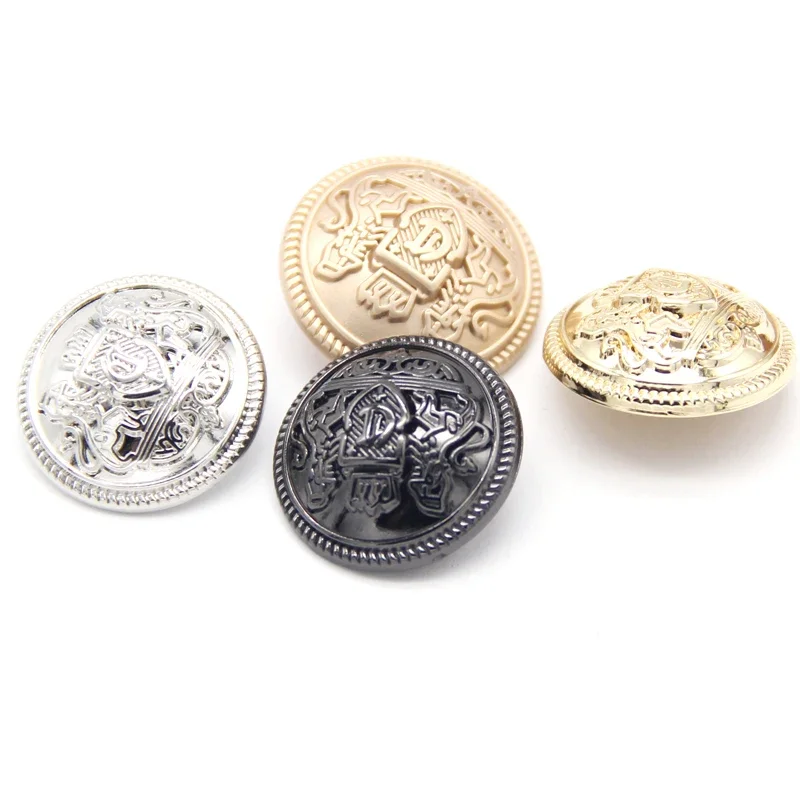 HENGC 6pcs Lion Goldon Metal Coat Buttons For Clothing Garment Sweaters Pants Coat Decorations Sewing Accessories Wholesale