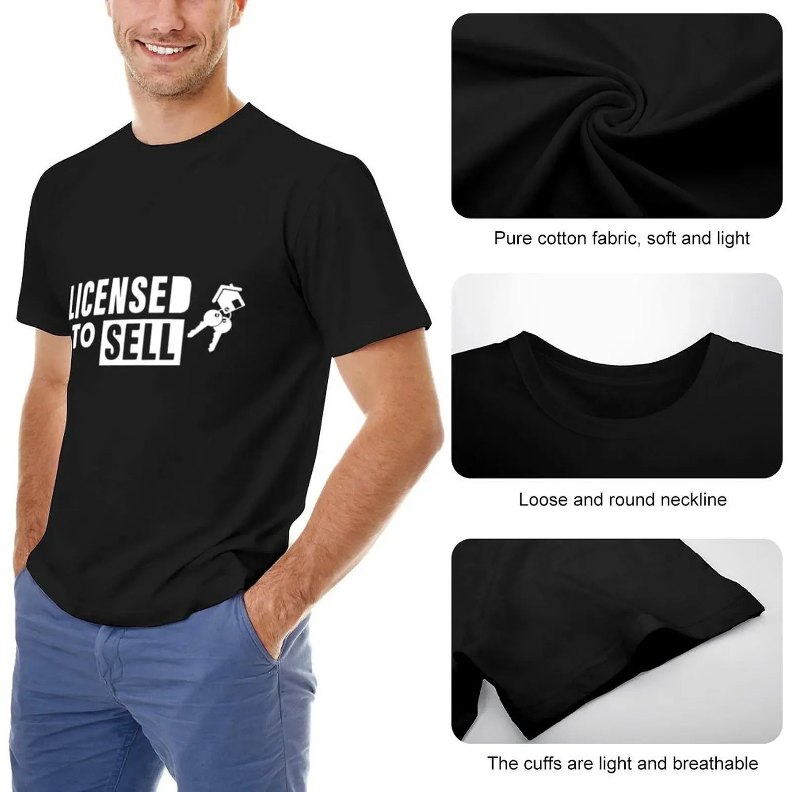Realtor Licensed to Sell Key Realty T-Shirt animal prinfor boys Man t-shirt affliction shirts t shirts men