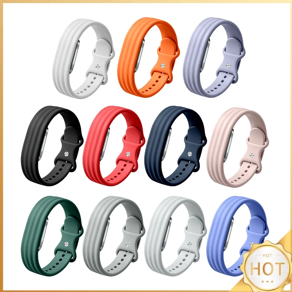 Sport Band for Hume 2.0 Soft Silicone Replacement Strap Slim Sweat-Proof Adjustable Multi-Hole Skin-Friendly