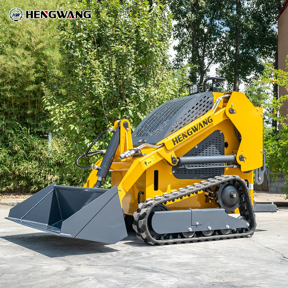 ที่กําหนดเอง Mini Skid Steer Loader Crawler ขนาดเล็ก Skid-steer Loader HW-T360 เครื่องจักรกลการเกษตรอุปกรณ์โรงงานขายตรง