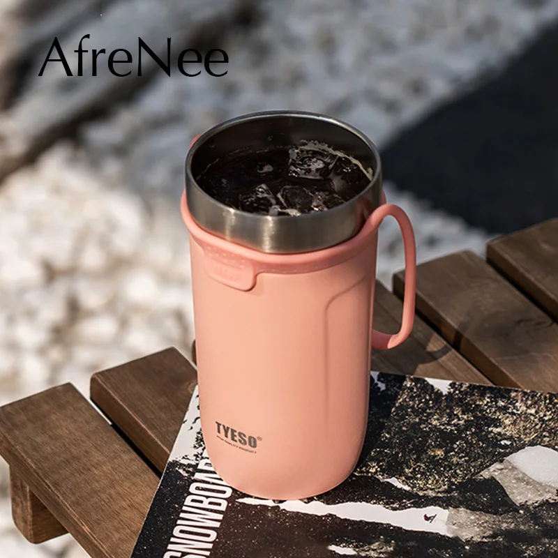 Double Wall Thermos with Lid 304 Stainless Steel Vacuum Insulated Beer Cold Hot Drinks Tumbler Thermal Cup Travel Coffee Mug