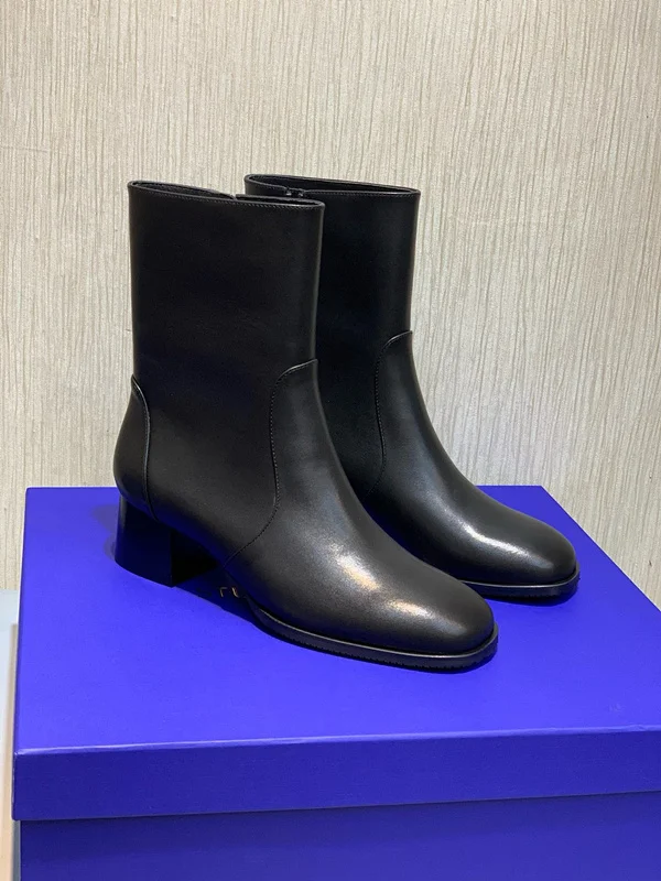 

Withered Top Quality Minimalist Women's Genuine Leather Boots Women Fashion Office Ladies Commuter Ankle Boots Shoes Women