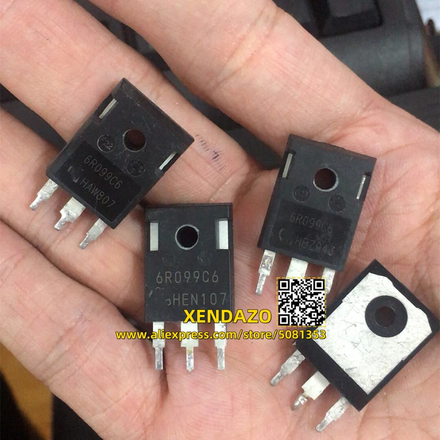 10PCS/LOT 6R099C6 6R099 IPW60R099C6 IPW60R099 650V 31-38A TO-247 MOSFET