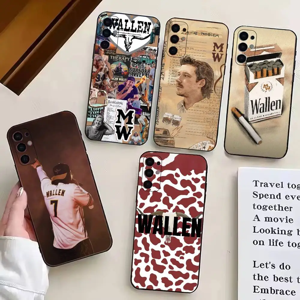 

Morgan W-Wallen Singer Phone Case For Samsung S25,S24,S21,S22,S23,S30,Ultra,S20,Plus,Fe,Lite,Note,10,Black Cover