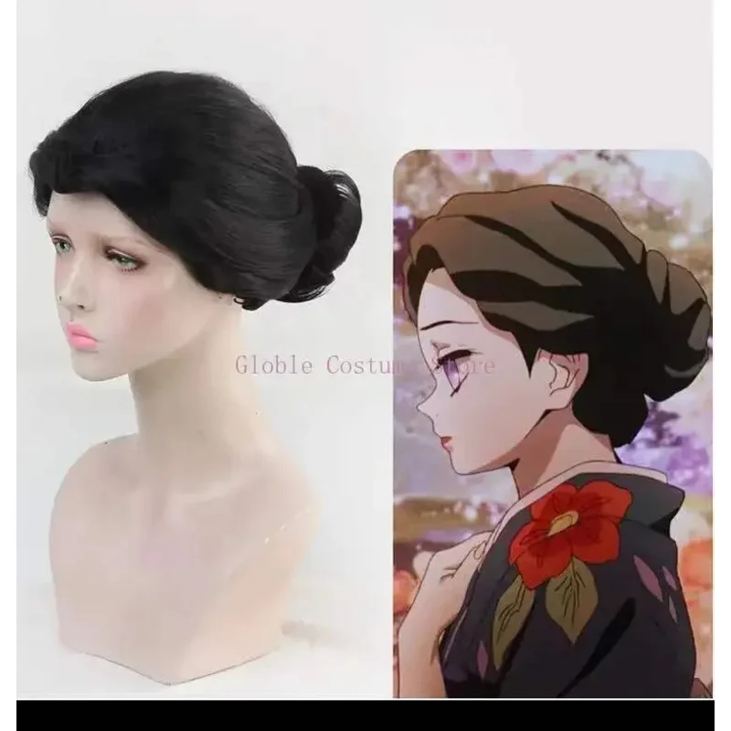 Anime Tamayo Cosplay Costume Kimetsu No Yaiba Wig Japanese Kimono Haori Man Woman Halloween Cosplay Costume