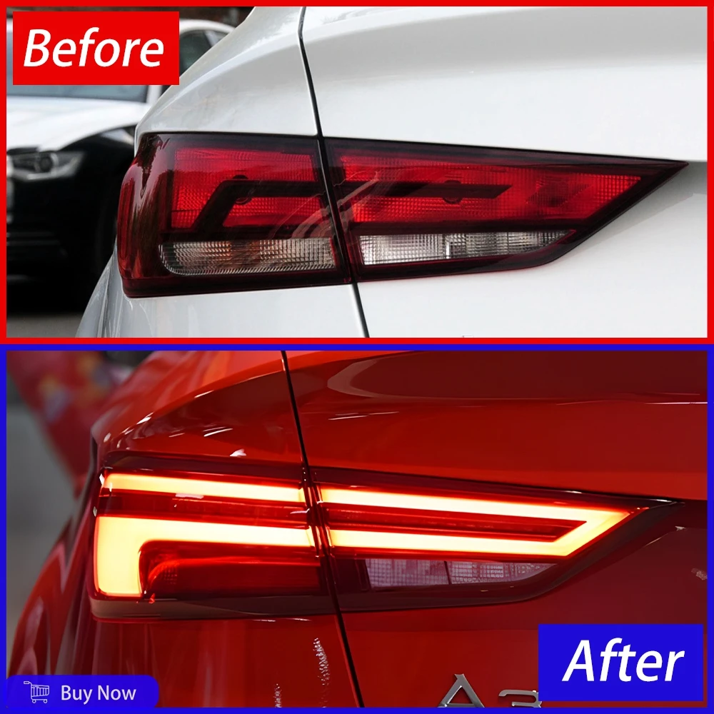 Car Taillights For Audi A3 2013-2020 Style Upgrade High Quality Dynamic LED Back Lamps Assembly Turn Signal Light Accessories