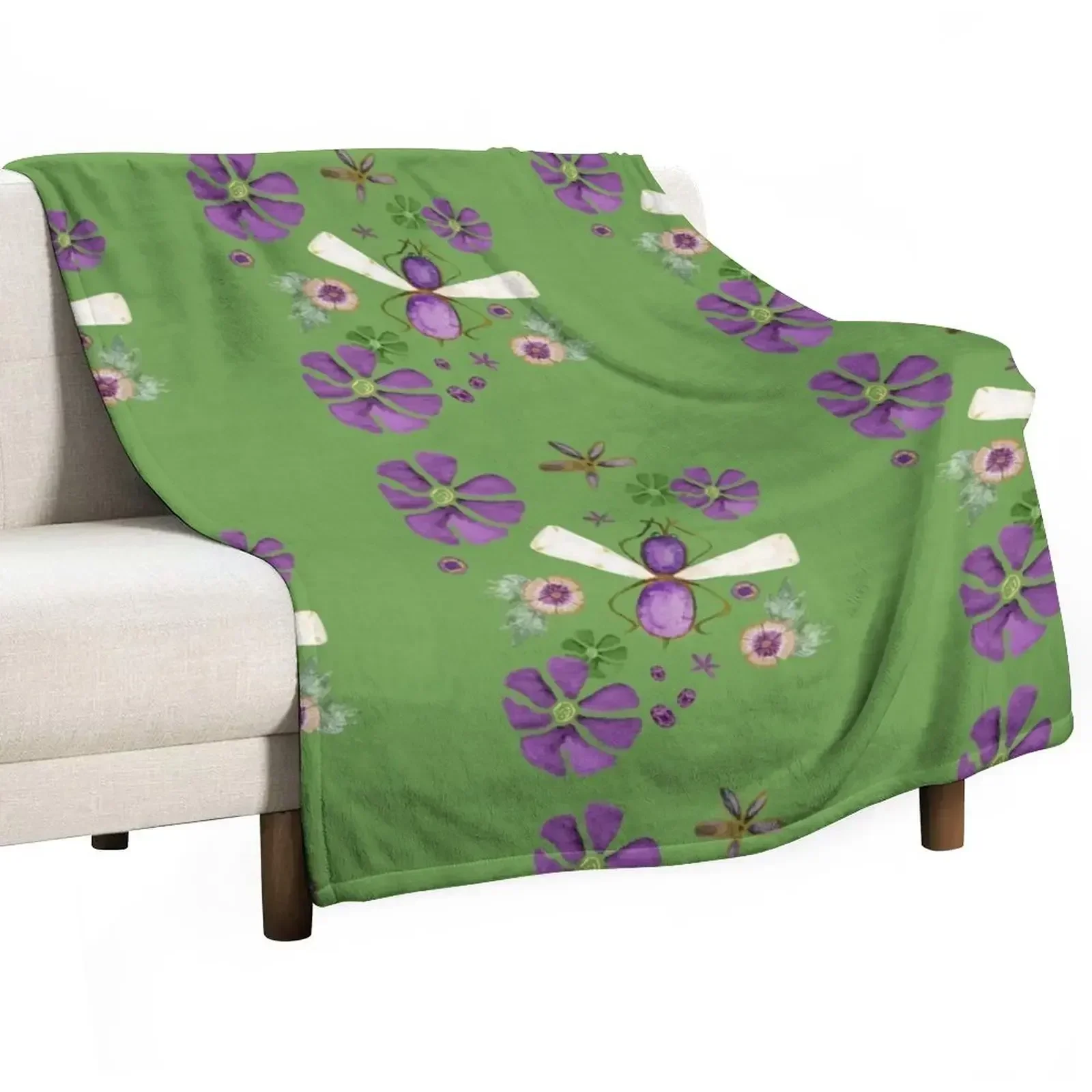 Suffragette Jewels pattern Throw Blanket Fashion Sofas Luxury for babies Blankets