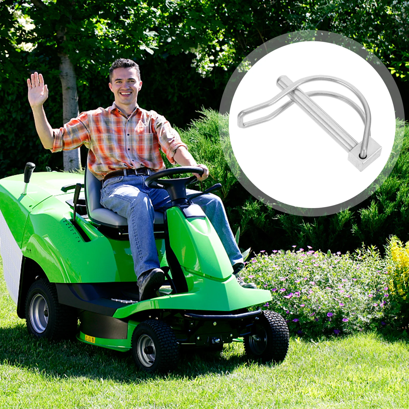 

2 pcs Pins Stainless Steel Quick Release Coupler Trailer Lock Pins Towing Accessories Farming Truck Boat