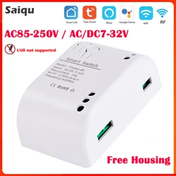Alexa Smart Switch Tuya Smart Home 1CH 10A Wireless Wifi Switch Relay Module Remote Control Light Switch Alexa Google Home