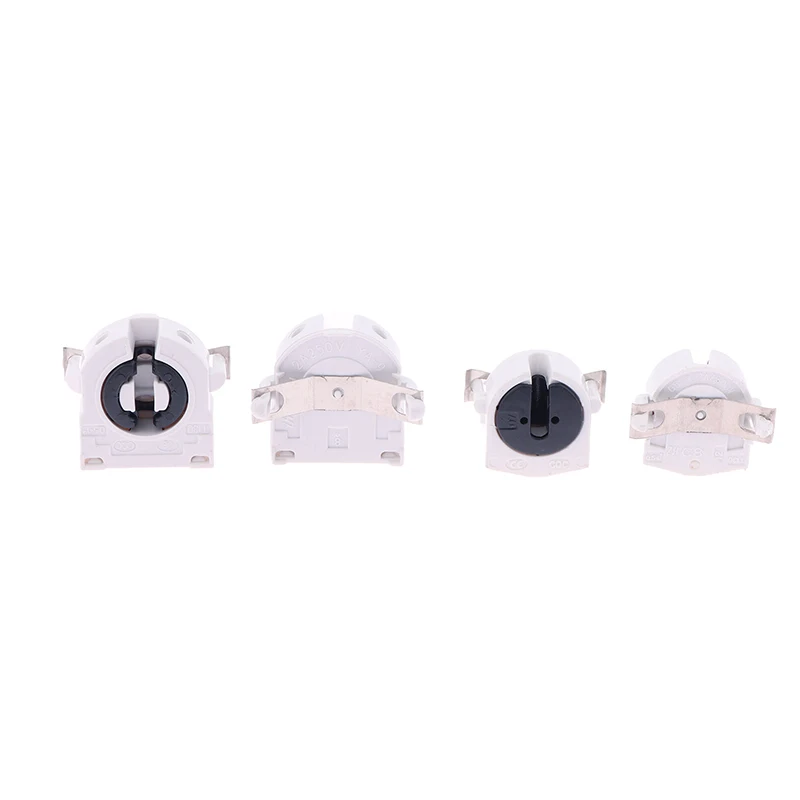5Pcs G5 G13 Non-Shunted Lamp Socket, Heat Resistant Holder 500V 2A for T5 T8 LED Fluorescent Lights