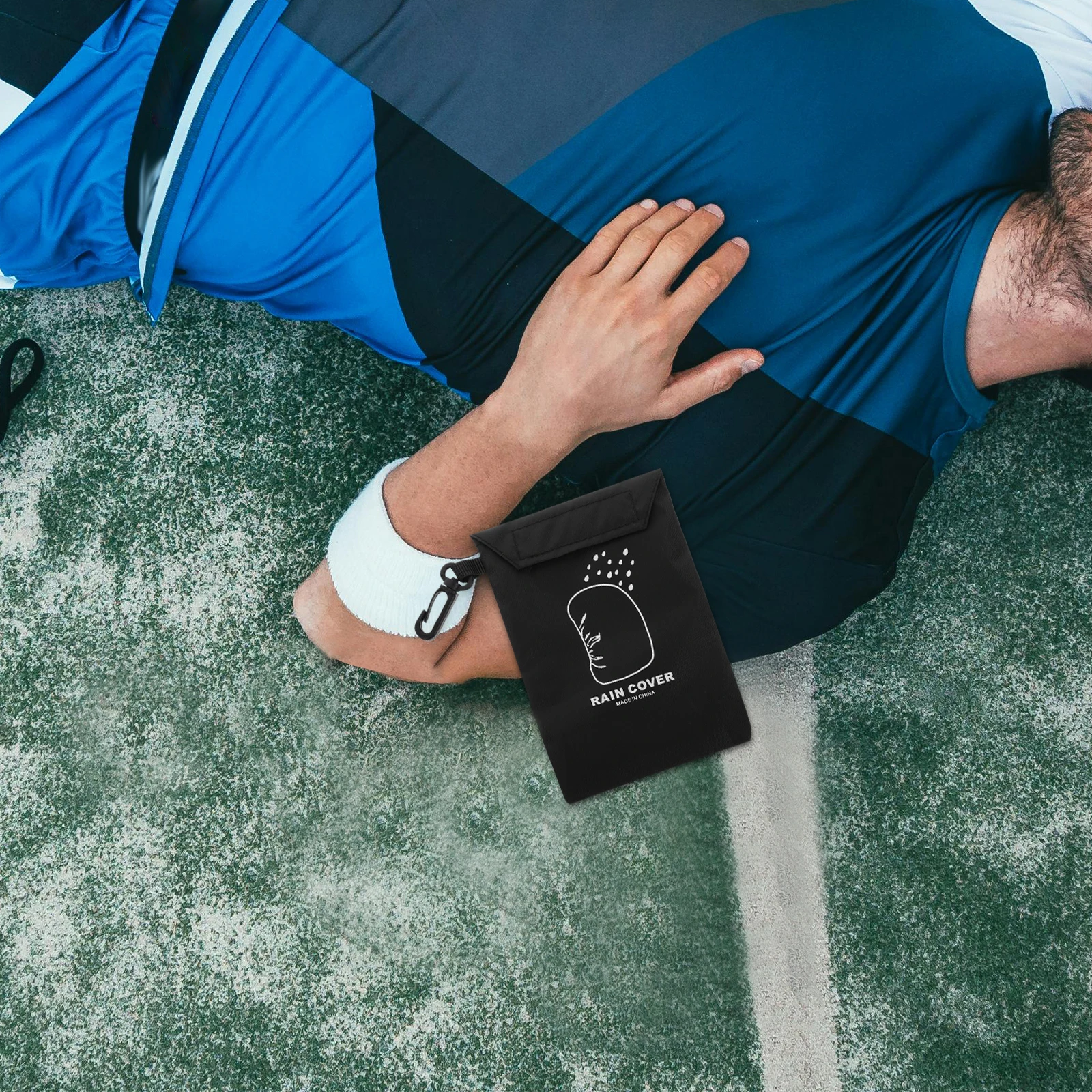 

Waterproof Rain Cover Storage Pouch Hook For Outdoor Hiking Camping Mountaineering Lightweight Organizer Bag Small Items