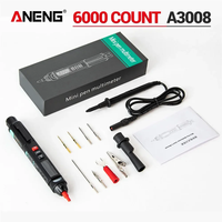 Digital Pen Multimeter Tester Auto Intelligent SensorANENG A3008 6000 Counts NonContact Voltage Meter Multimetre polimetro tool