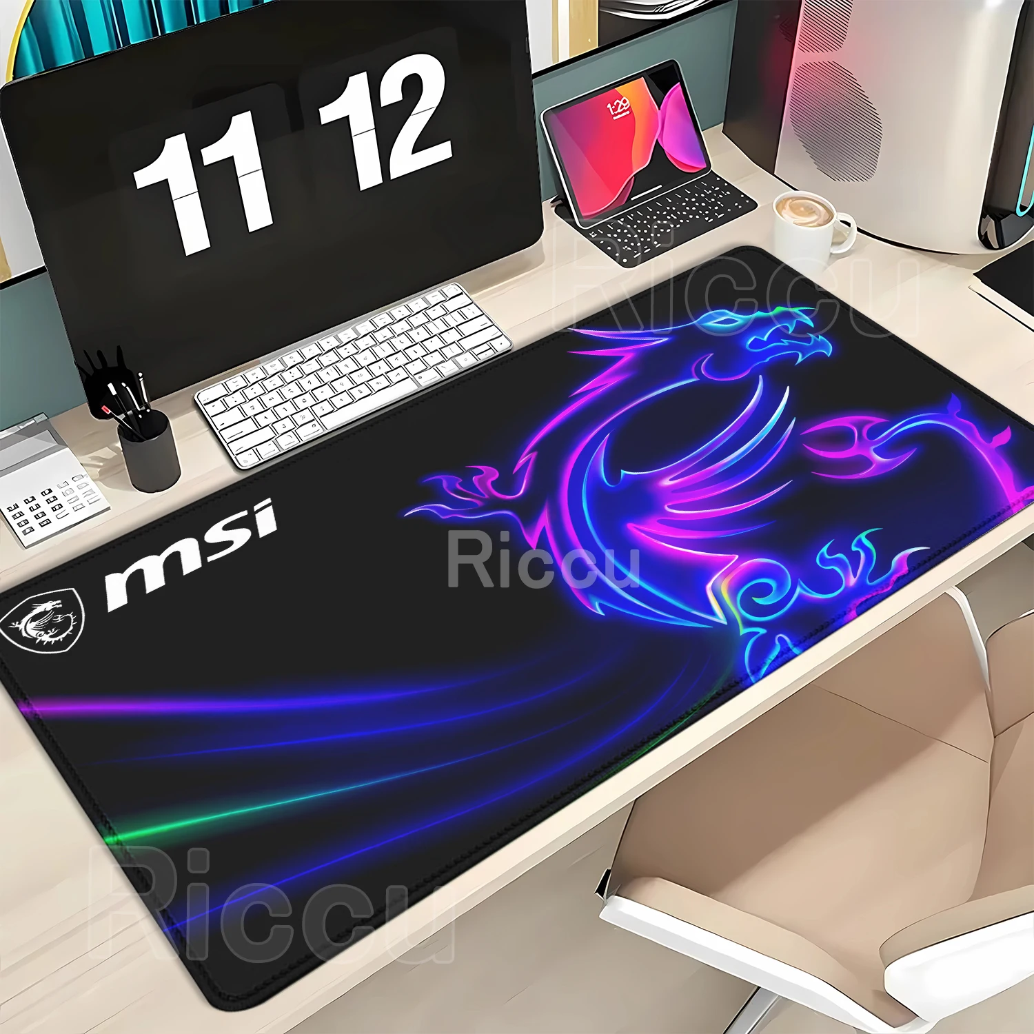 MSI MSI 40x90cm Laptop Gaming Desk Mat Large Anti-slip Rubber Mouse Pad XXL Office accessories PC esports Keyboard Carpet Mousepad - Aliexpress Deal