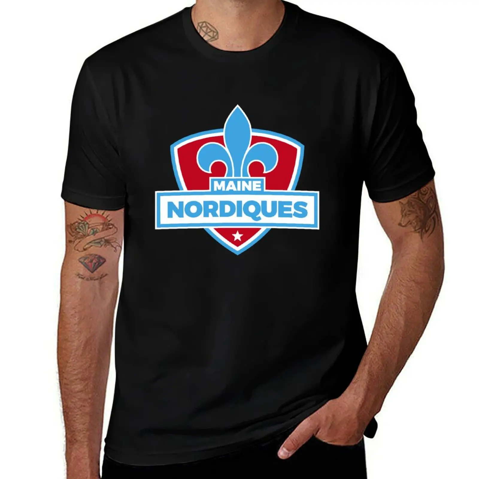 

Maine Nordiques T-Shirt Large Size Breathable Tee