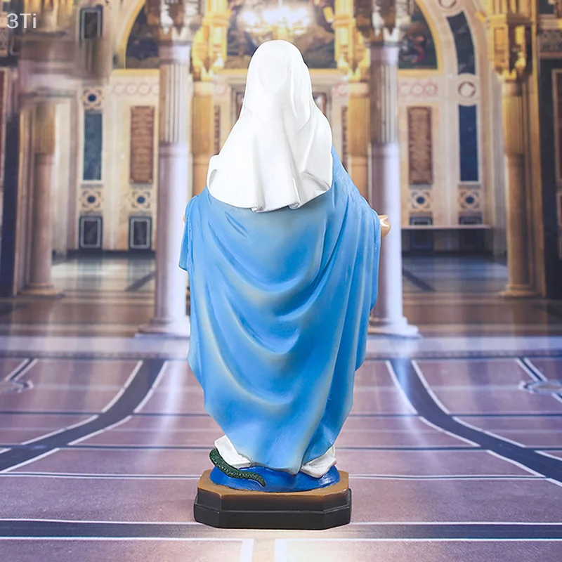 Estatua católica de Nuestra Señora Jesús, suministros religiosos para iglesia, artesanías religiosas de resina, decoración del hogar, regalos de estatuillas