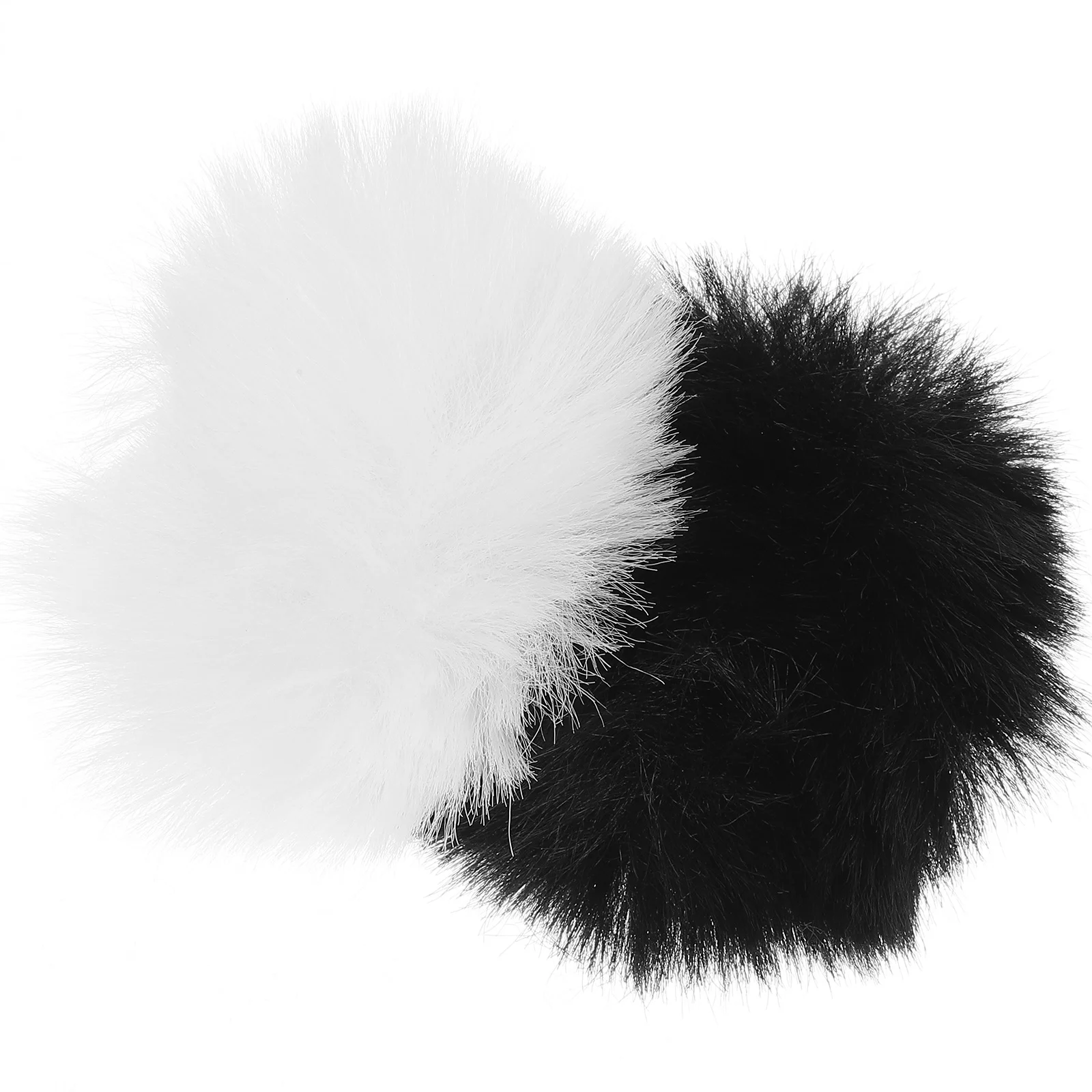 6 قطعة غطاء ميكروفون فروي مقاوم للرياح للبث المباشر في الهواء الطلق ميكروفون الزجاج الأمامي ملحقات تسجيل الصوت المحمولة