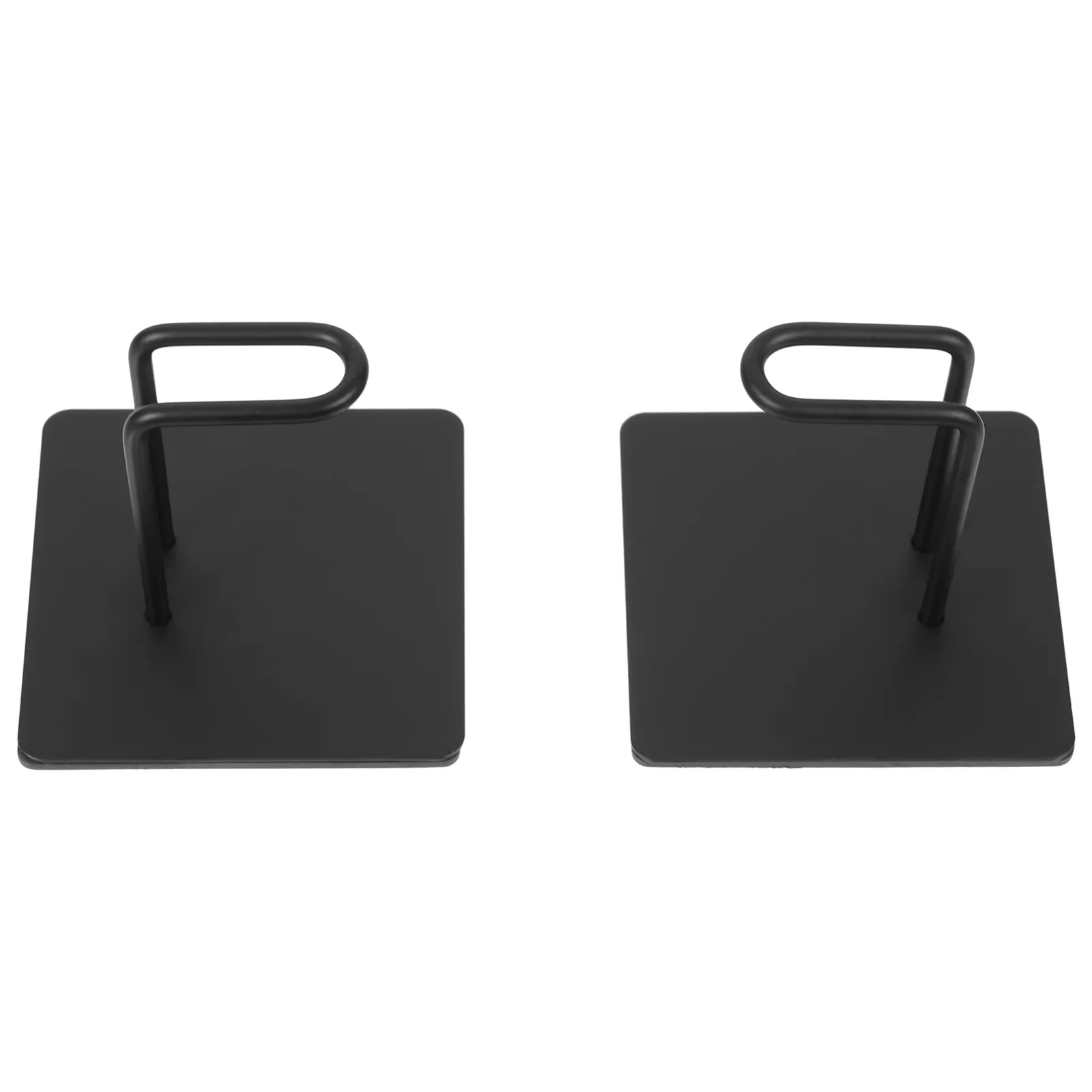 Paper Towel Holder Magnetic Cling Film Rack Stainless Steel Organizer Black Multi-function Storage Hook