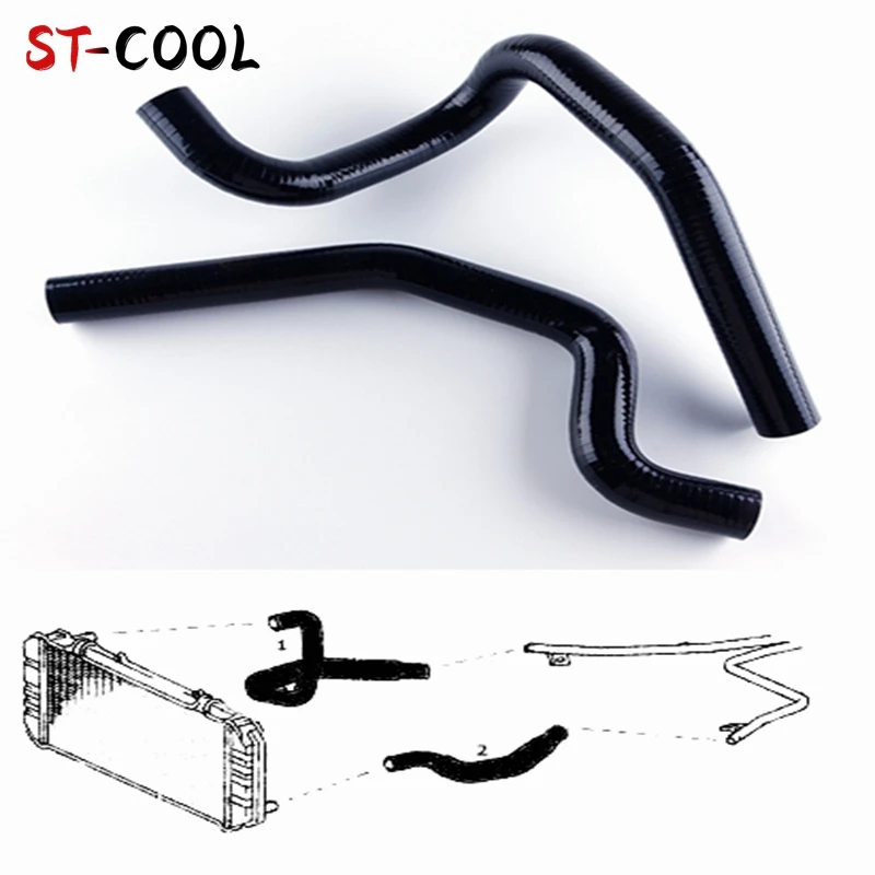 

For 1984-1989 Toyota MR2 MK1 AW11 Chassis 4A-GE Engines Manual & Automatic Transmissions Coolant Radiator Hose Kit Silicone Tube