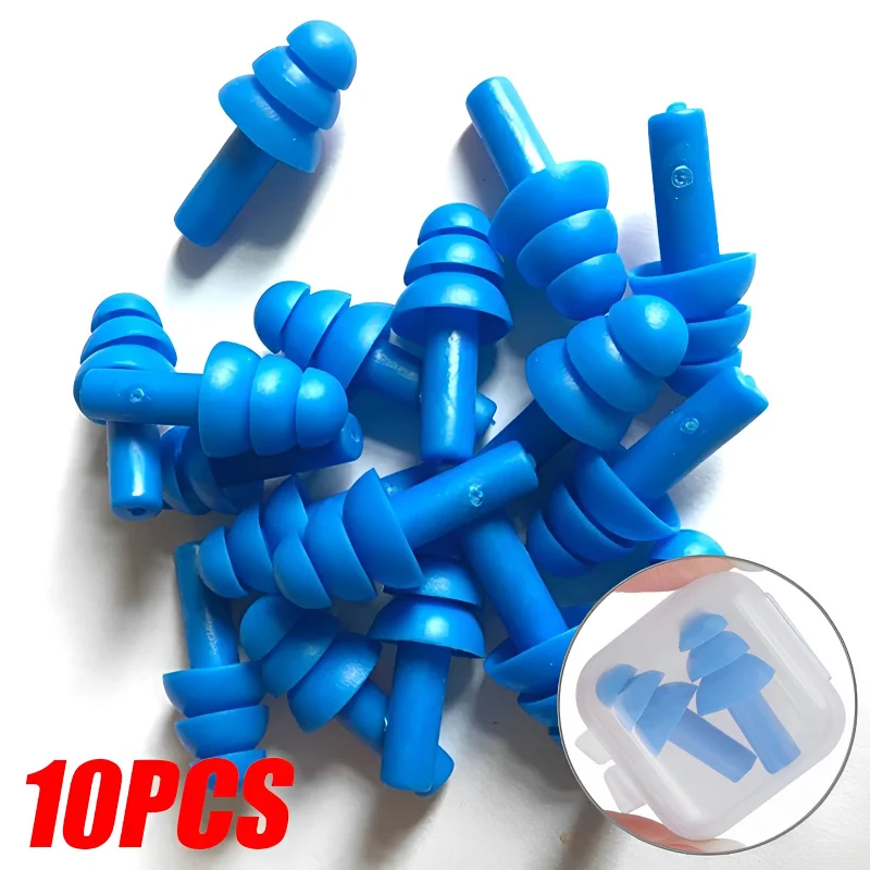 Silicone Earplugs Waterproof Swimming Ear Plugs Noise Protection Noise Reduction Earplug Water Sports Swimming Accessories