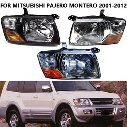 Headlight Assembly For Mitsubishi Pajero Montero 2001-2002 2003-2006 2008-2012 Head Light Headlamp Daytime Running Light