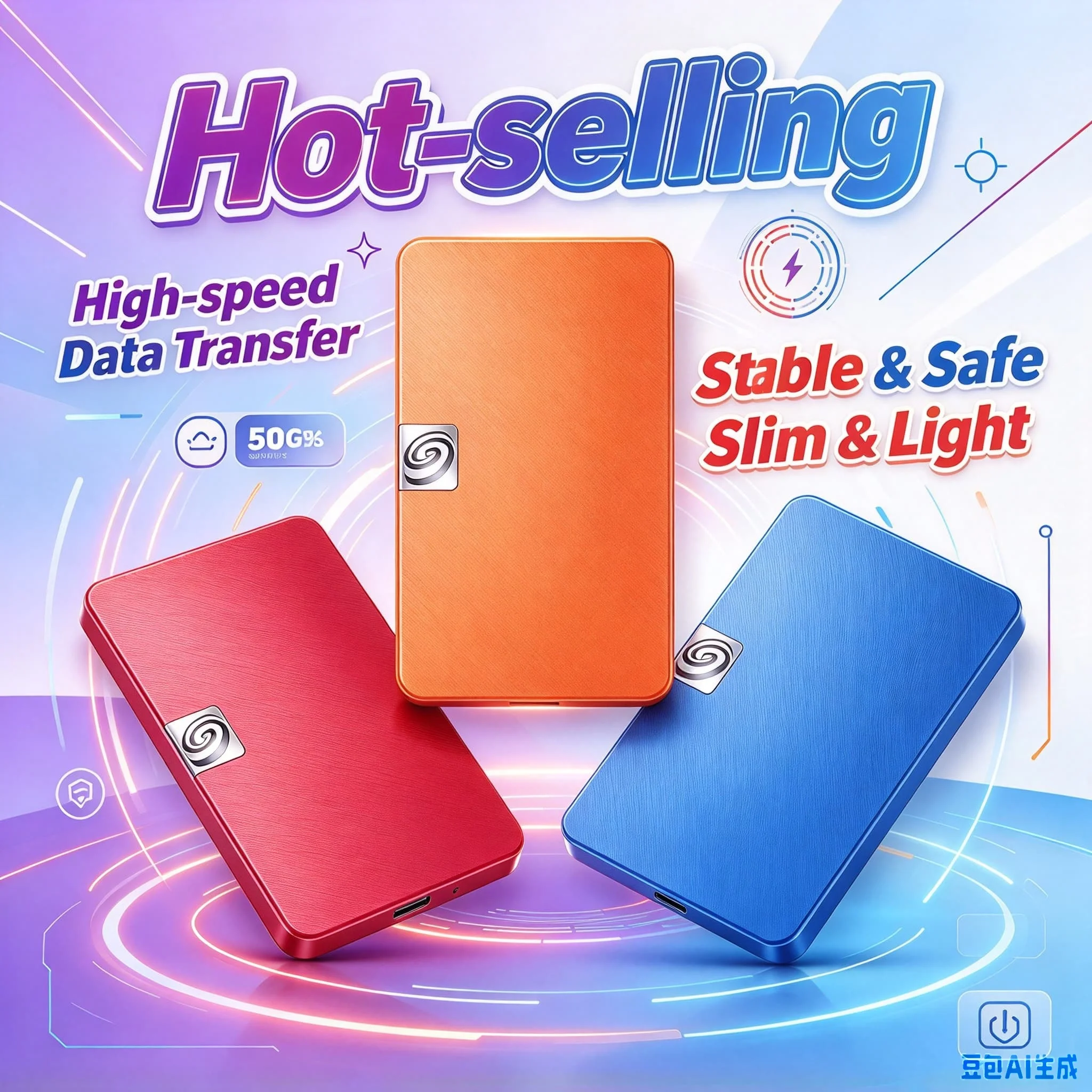 1TB 2TB 4TB 500GB SSD New Storage Device Laptop External Mobile Hard Disk Data Backup File Save USB 3.0 Mac Windows PC