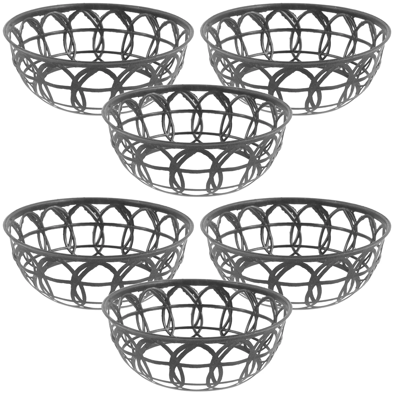 

6 Pcs Bucket Hat Plastic Inner Hoop Farmer Support Making Supplies Braided Ring Diy