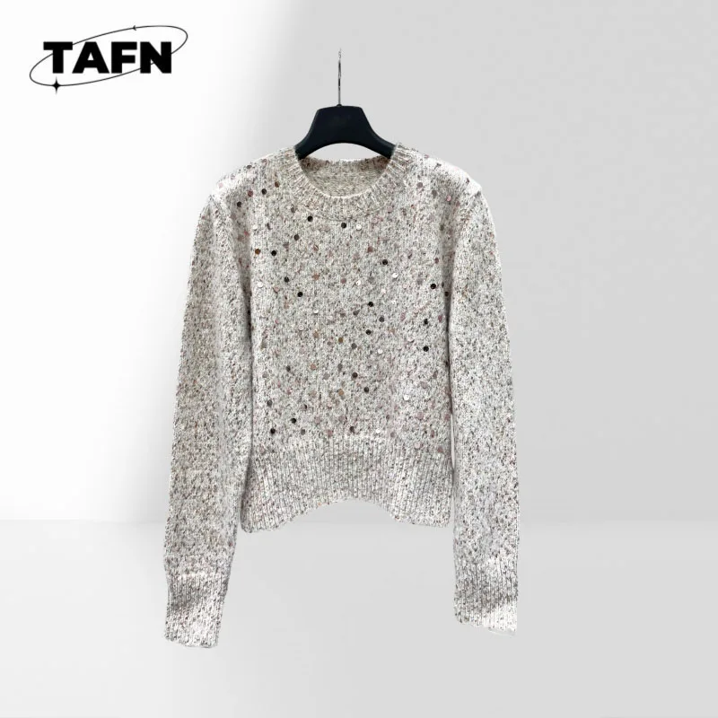 

Теплый и уютный женский свитер с высоким воротником, идеально подходит для холодной погоды, удобный и стильный для всех сезонов AJ2303