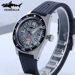 Heimdallr Mens Diver Watches Men Automatic Watch 62mas Mechanical Wristwatch 300M Waterproof Luminous Ceramic Bezel NH35 Luxury