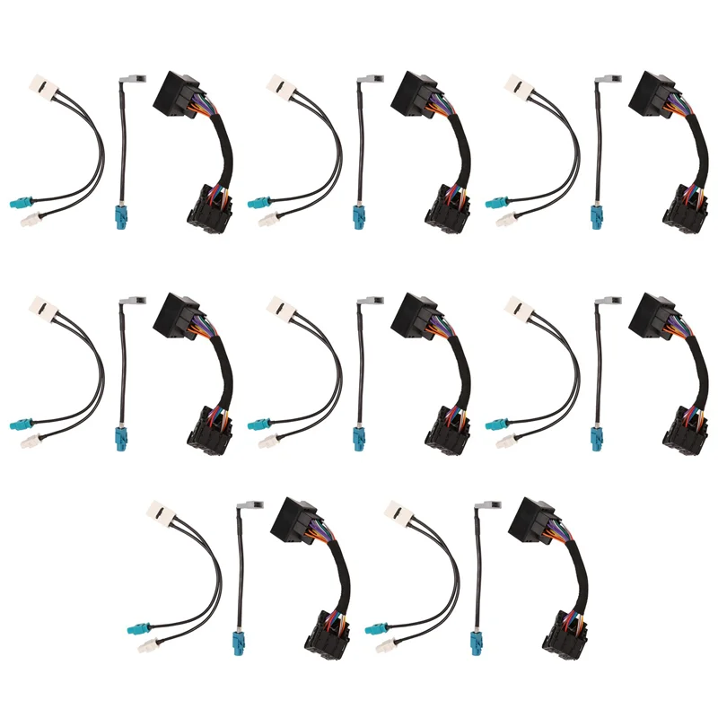 

8X RCC Радио NAC Беспроводной кабель-адаптер MRN Кабель-адаптер Радио SMEG, SMEG+ NAC, кабель RCC для Citroen