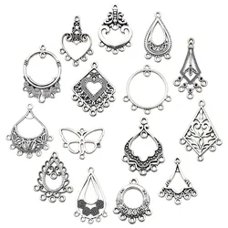 20PCS Retro Ethnic Hanging Head Earrings Connector For Jewelry Making Bracelet Necklace Connecting Link DIY Accessories Supplies