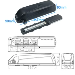 Coop Cycles G1 G2 Hailong 36V 48V Electric 12Ah 13Ah 14Ah 15Ah 17.5Ah for Toplife V-5500 Carrefour Feu Vert Makadam Battery
