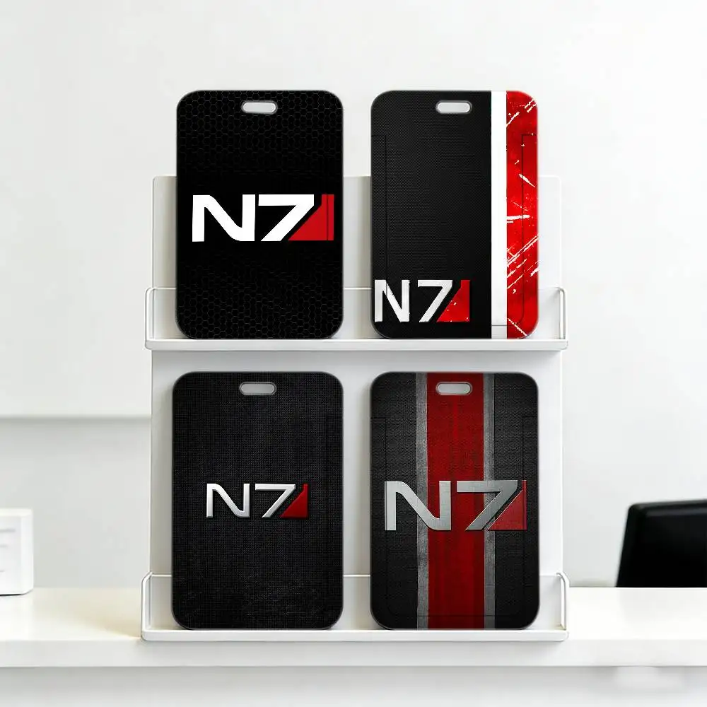 

Держатель для пропуска M-Mass Effect N-N7 Premium с ремешком на шею, прочный чехол-держатель для карт с шнурком для рабочего пропуска сотрудника, офиса.